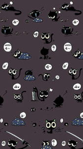 Top cat pattern iphone wallpaper HD Download