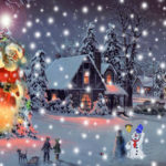 Top christmas animation wallpaper download Download