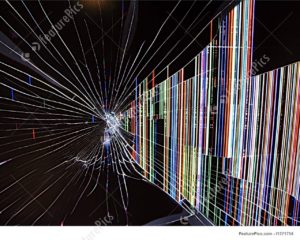 Top cracked computer screen background 4k Download