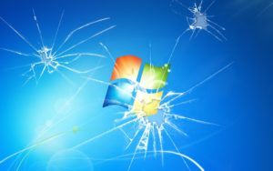 Download cracked computer screen background HD