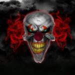 Download creepy clown wallpaper HD