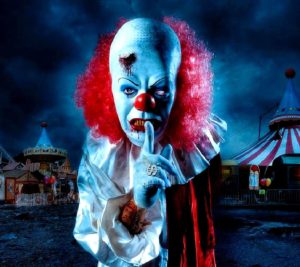 Download creepy clown wallpaper HD