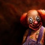 Download creepy clown wallpaper HD