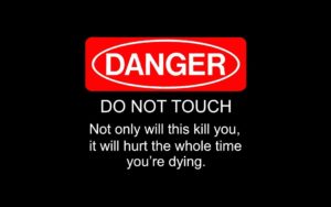 Download do not touch wallpaper HD