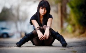 Download emo girl wallpaper HD