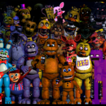 Top five nights at freddy's background HD Download