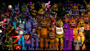 Top five nights at freddy's background HD Download