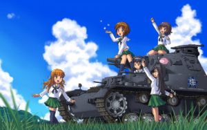 Top girls und panzer wallpaper free Download