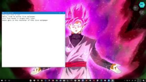 Download goku black live wallpaper HD