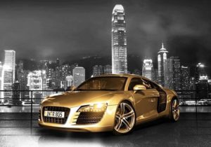 Top gold audi r8 wallpaper 4k Download