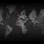 Download gray world map wallpaper HD