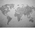 Top gray world map wallpaper free Download