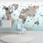 Top gray world map wallpaper HD Download