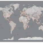 Top gray world map wallpaper Download