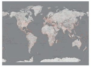 Top gray world map wallpaper Download