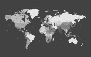 Top gray world map wallpaper 4k Download