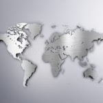 Top gray world map wallpaper 4k Download