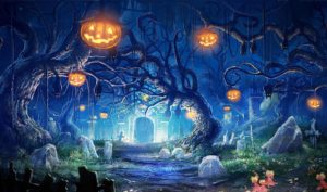 Download halloween anime backgrounds HD