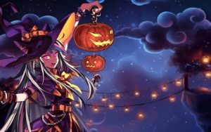 Download halloween anime backgrounds HD