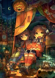 Top halloween anime backgrounds free Download