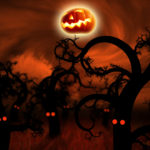 Top halloween tree wallpaper HD Download