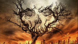 Top halloween tree wallpaper HD Download