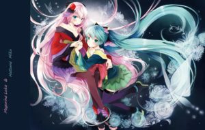 Download hatsune miku and megurine luka wallpaper HD