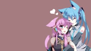 Download hatsune miku and megurine luka wallpaper HD