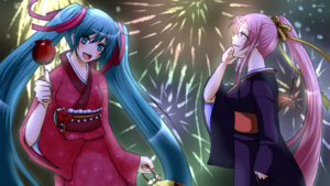 Top hatsune miku and megurine luka wallpaper HD Download