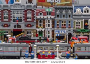 Download lego background city HD