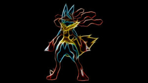 Download lucario background HD