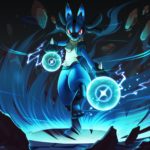 Download lucario background HD