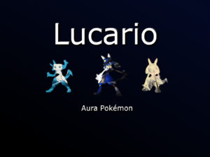 Download lucario background HD