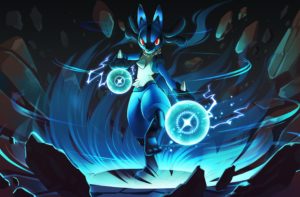 Download lucario background HD