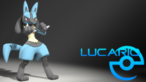 Download lucario background HD