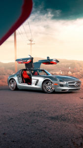 Top mercedes sls amg iphone wallpaper 4k Download