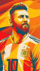 Top messi art wallpaper 4k Download