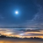 Top moon night sky wallpaper 4k Download