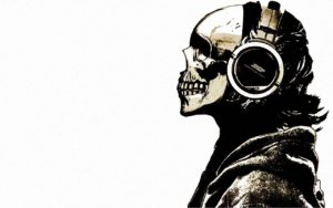 Top music skull wallpaper hd download Download