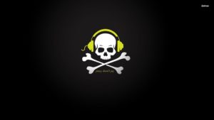 Download music skull wallpaper hd download HD