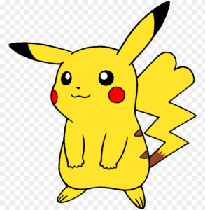 Download pikachu no background HD