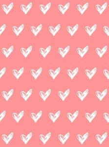 Download pink background with hearts HD