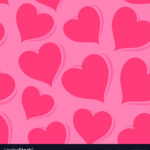 Top pink background with hearts 4k Download