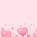 Top pink background with hearts HD Download