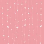 Top pink background with hearts free Download