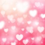 Top pink background with hearts HD Download