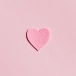 Download pink background with hearts HD