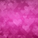 Top pink background with hearts HQ Download