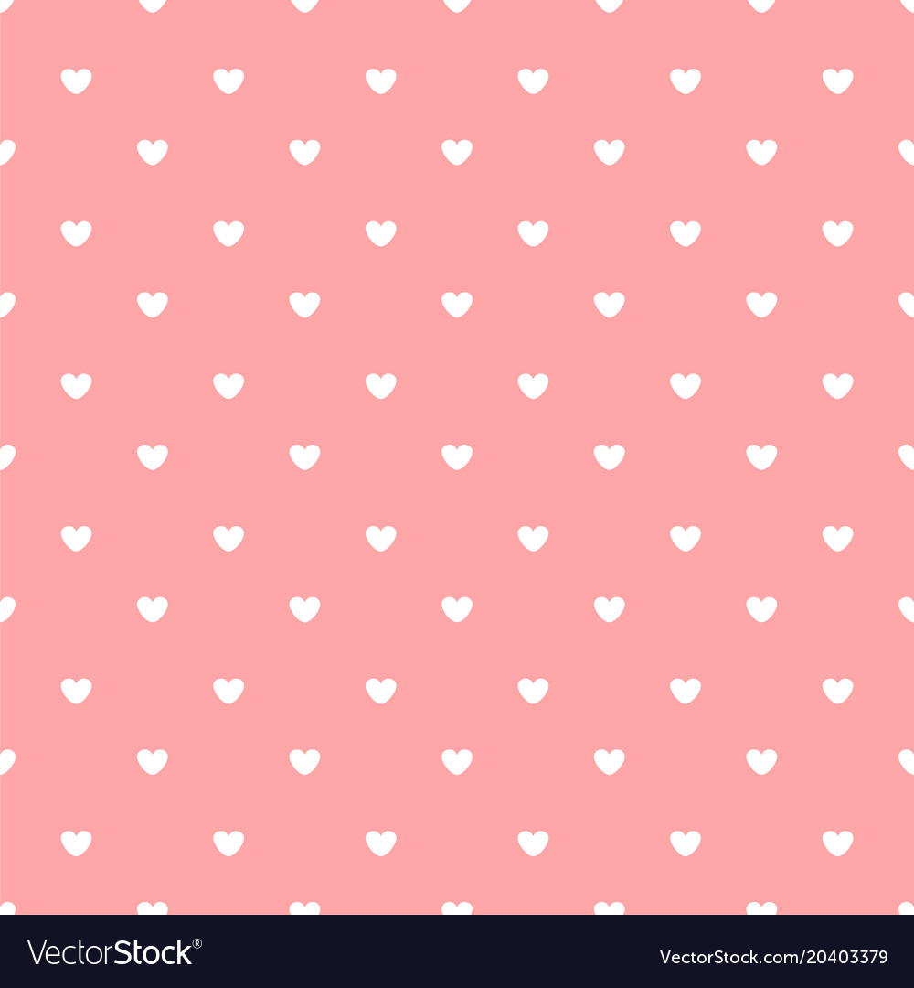 Download pink background with hearts HD