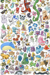 Top pokemon pattern wallpaper HD Download